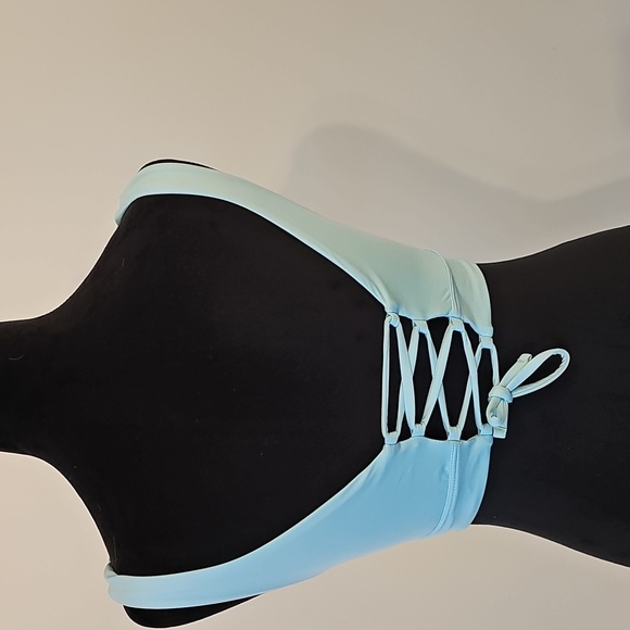 Maaji Floral Reversible Bikini Top with Pink and Orange Accents Size M - Picture 8 of 8